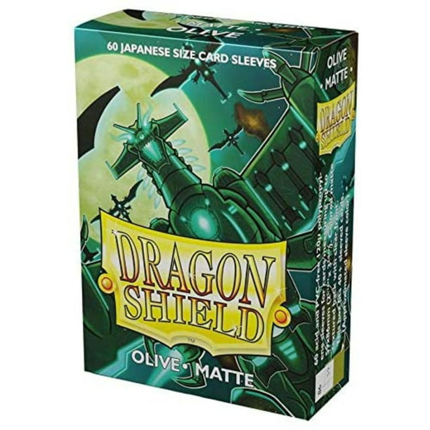 10 Packs Dragon Shield Matte Mini Japanese Black 60 ct Card Sleeves Display Case